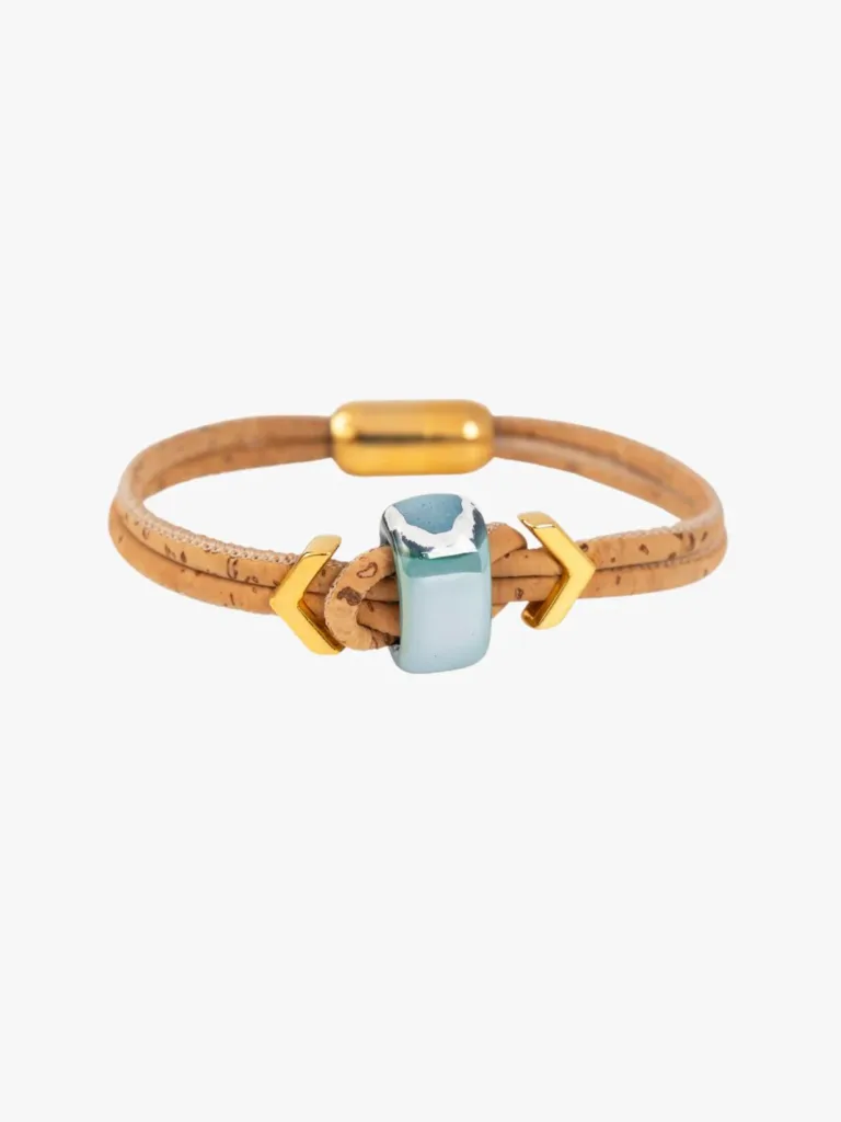 Northern Lights Cork Bracelet