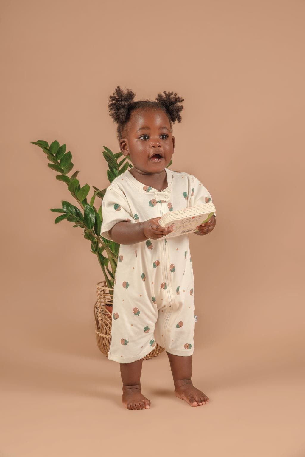 Lil Peacan Zip Playsuit