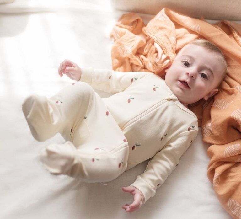 Red Olea Zip Sleepsuit