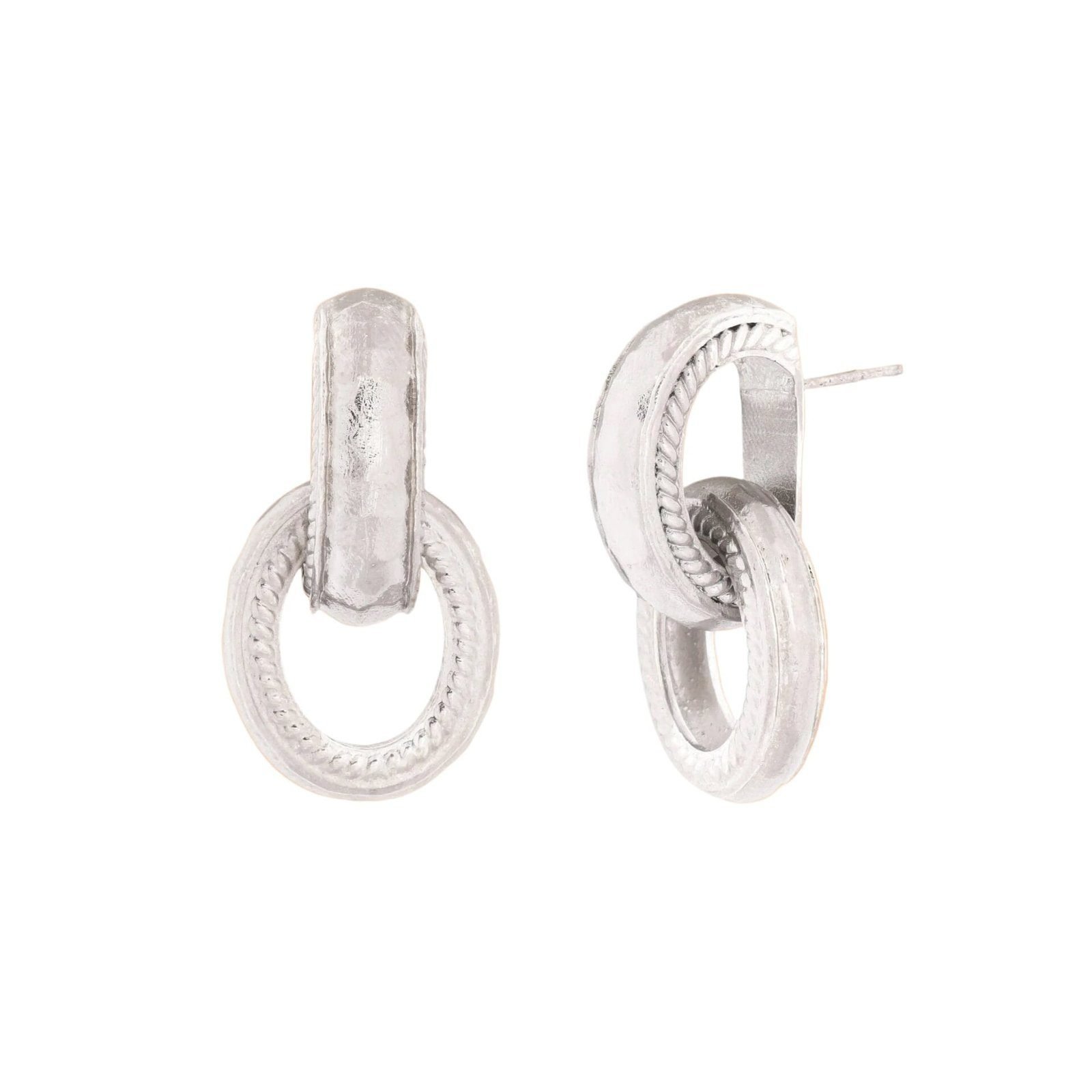 Twisted Rope Interloop Earrings