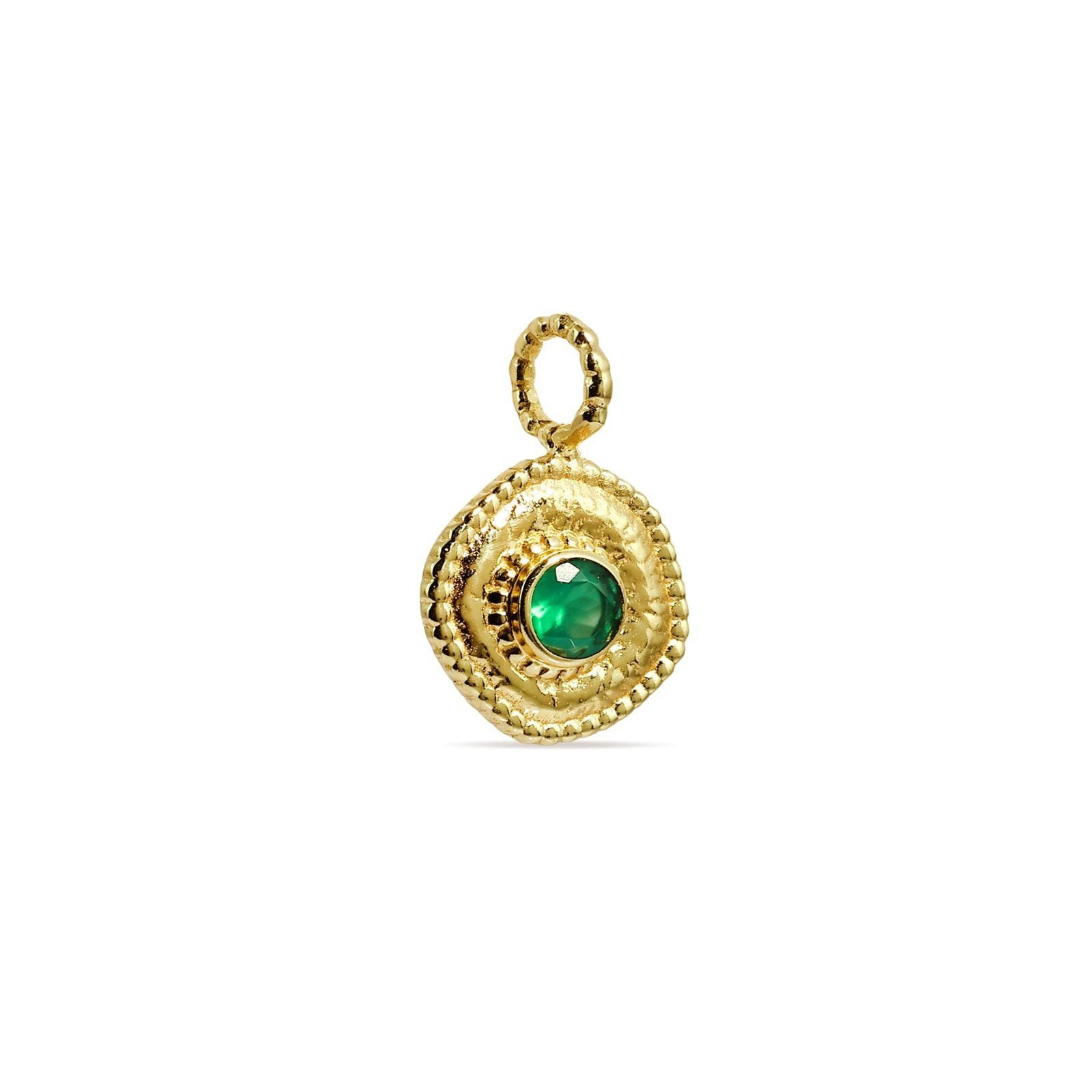 Serene Green Onyx Charm