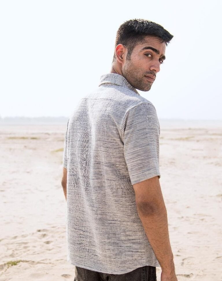 Misty Morning Handwoven Shirt