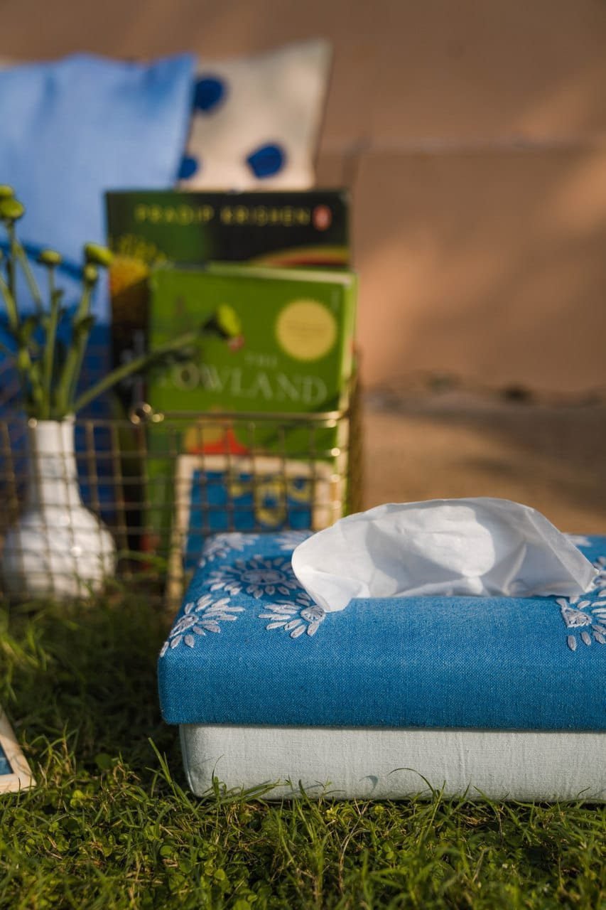Joelle - Handwoven Tissue Box