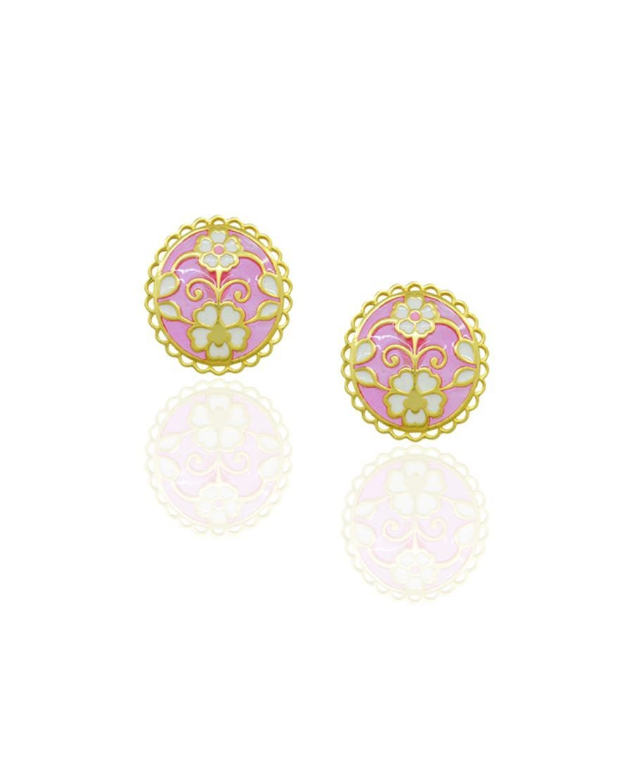 Gulaabi Keerat Stud Earrings