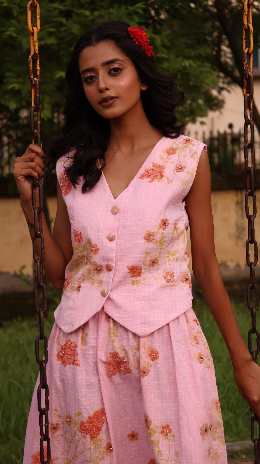 Pink bloom coord set