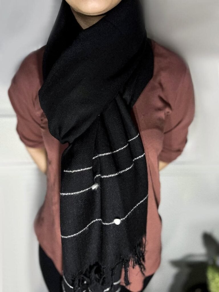 Aurora Fine Wool Cashmere Stole