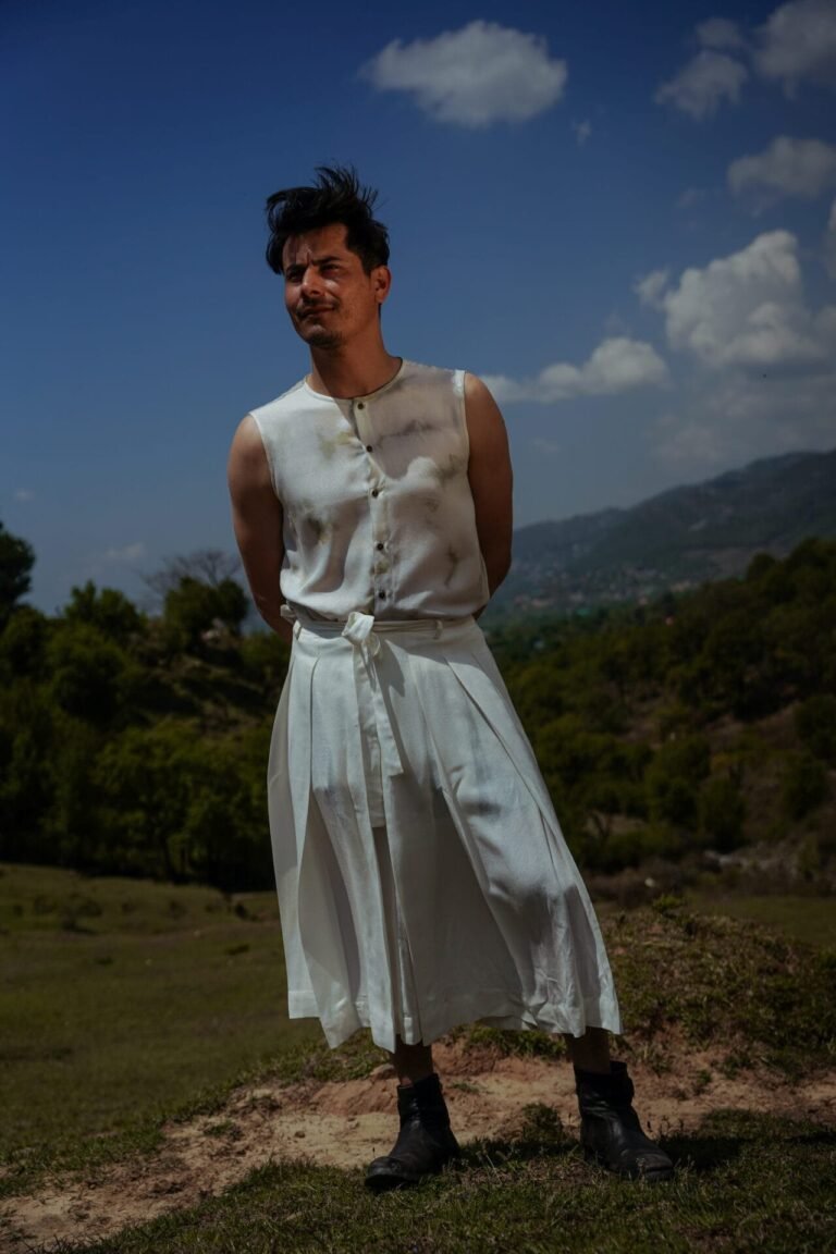 Lotus Silk Skirt