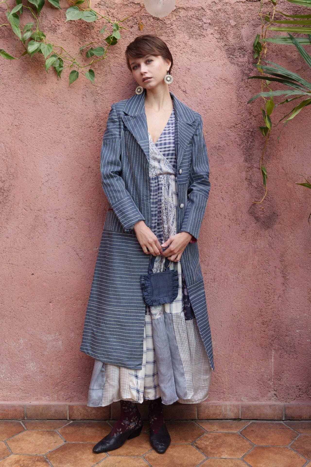 Love Dwells Embroidered Trench