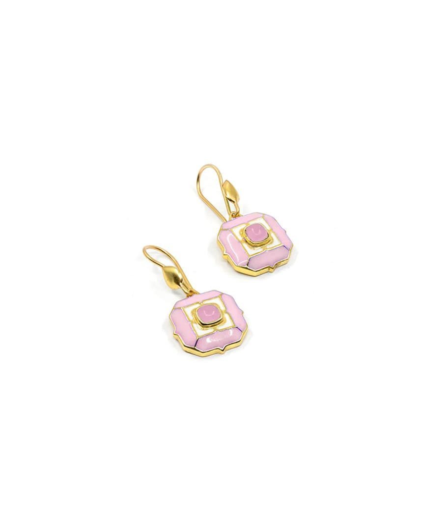 Cloudy Pink Sea Breeze Earrings
