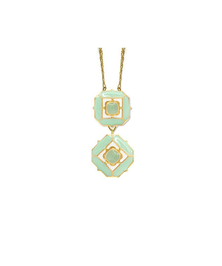 Foggy Green Deep Dive Necklace