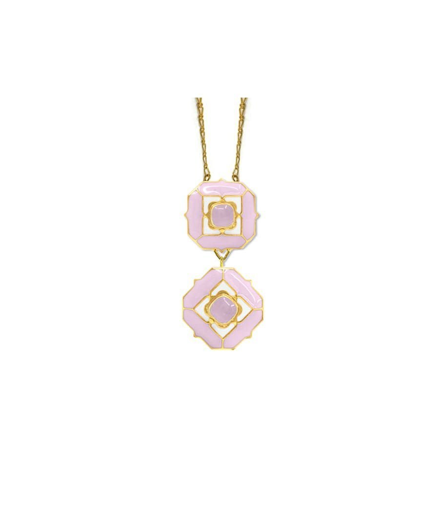Cloudy Pink Deep Dive Necklace