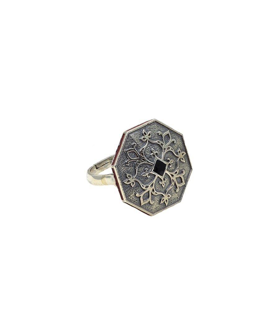 Silver Goonj Tibari Ring