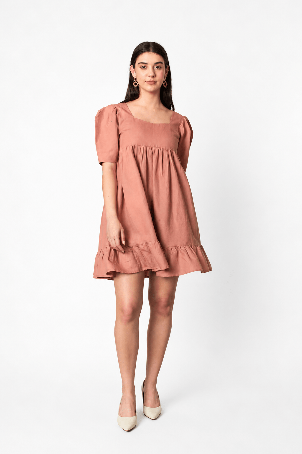 Tiered Mini Dress