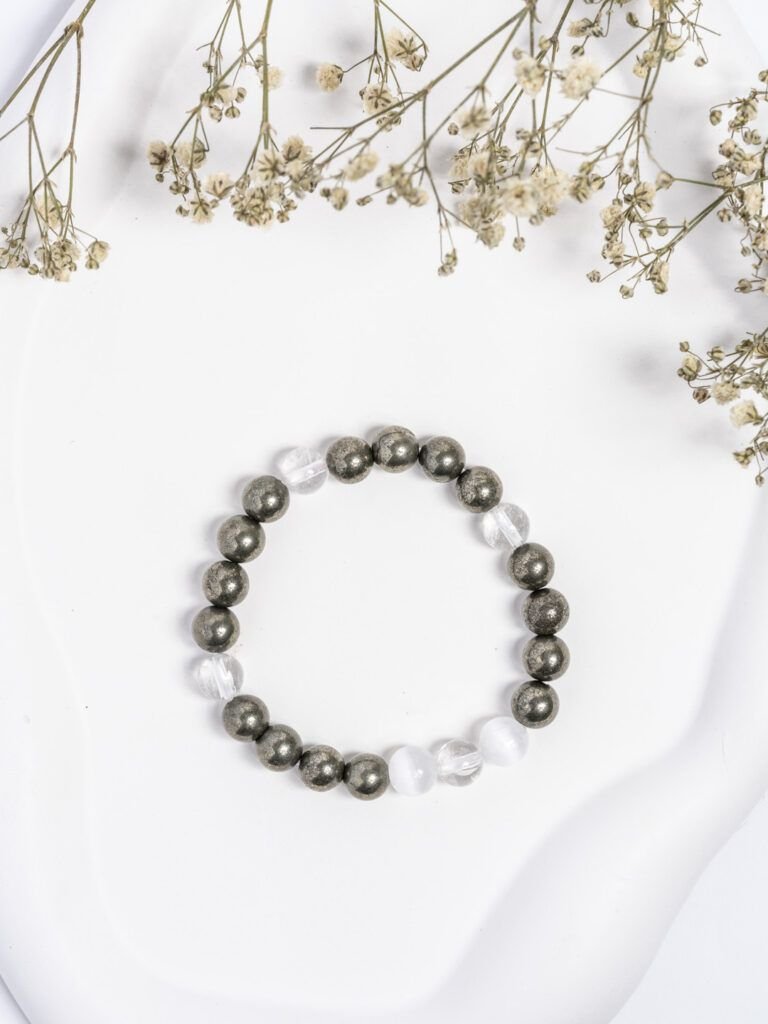 Super Pyrite & Clear Quartz  wi
