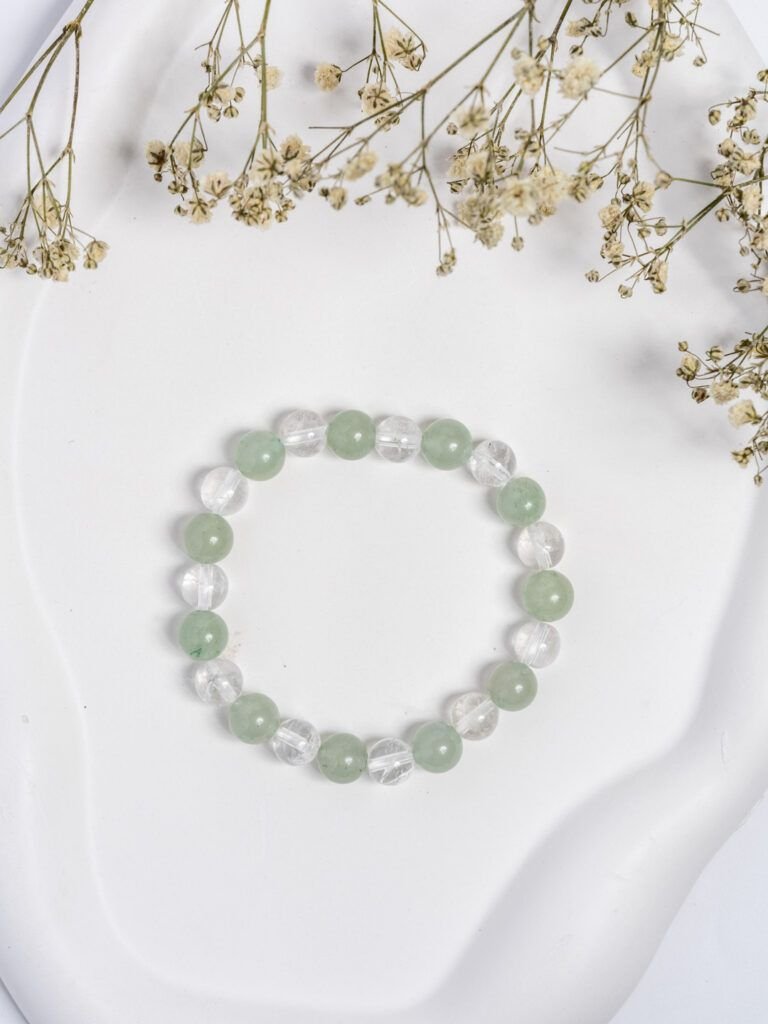 Green Aventurine & Clear Quartz