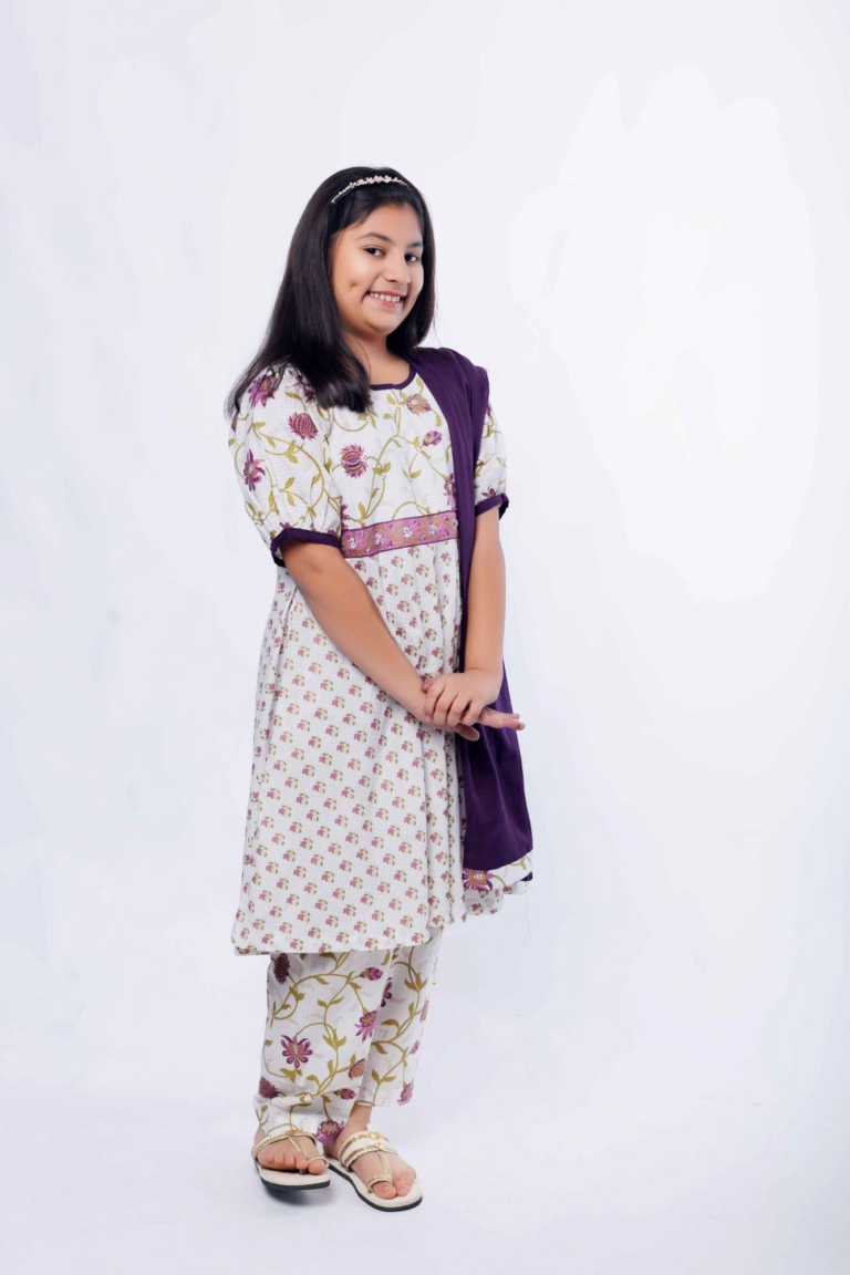 Violet Petal Kurta Set