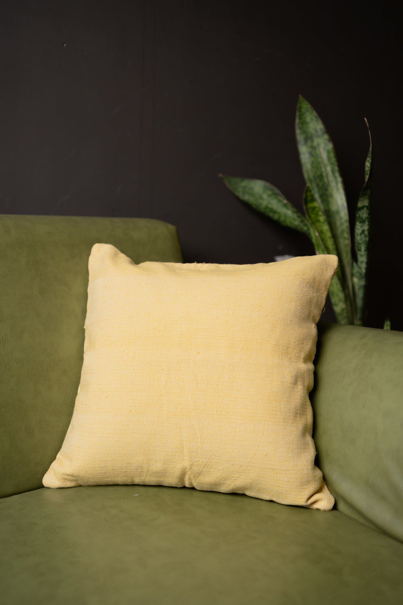 Pale Sand Diamond Cushion