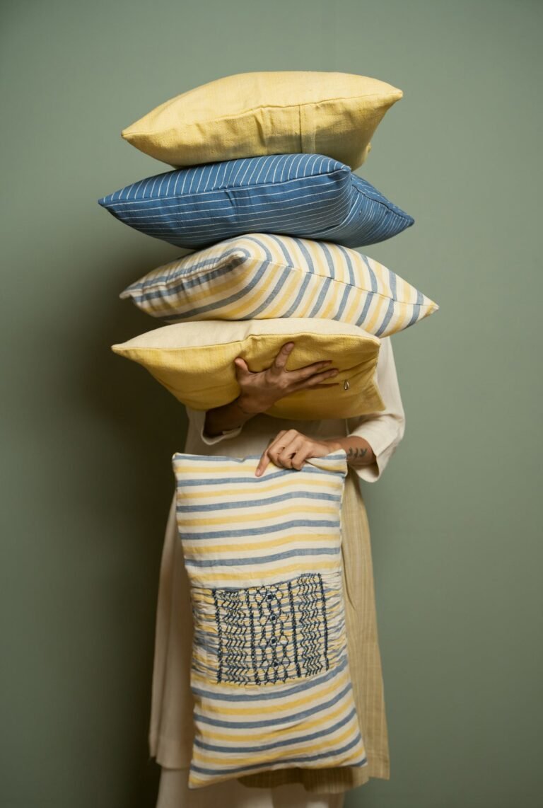 Striped Handsmocked Lumbar