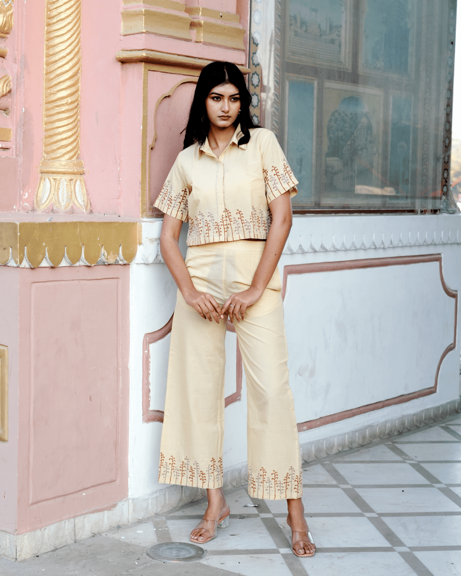 Sundari Hand-Block Co-ord Set