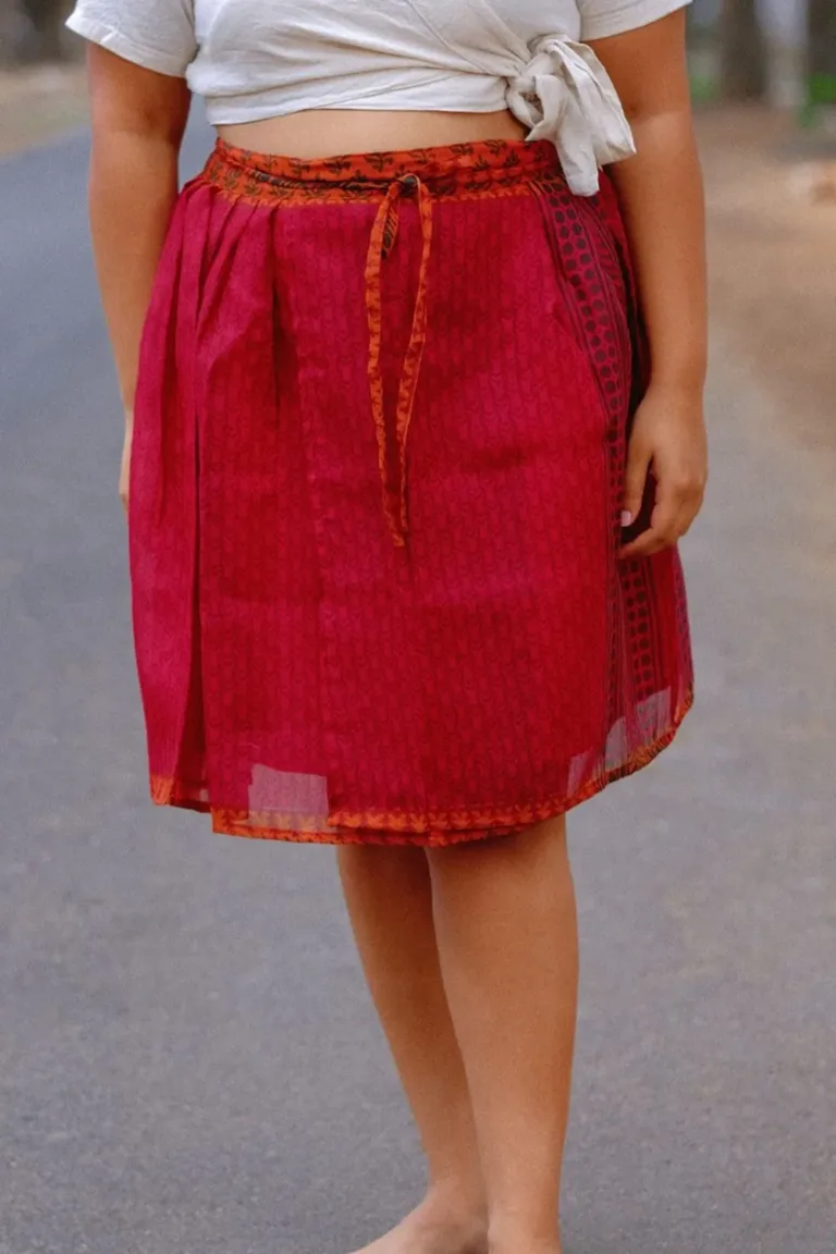 Ma-Mian Upcycled Wrap Skirt