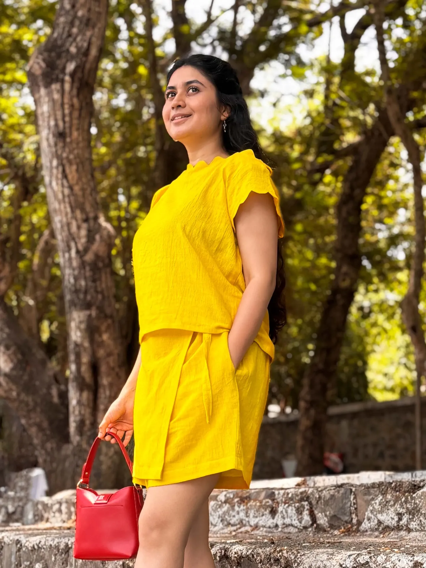 Summer Yellow Kala Co-ord