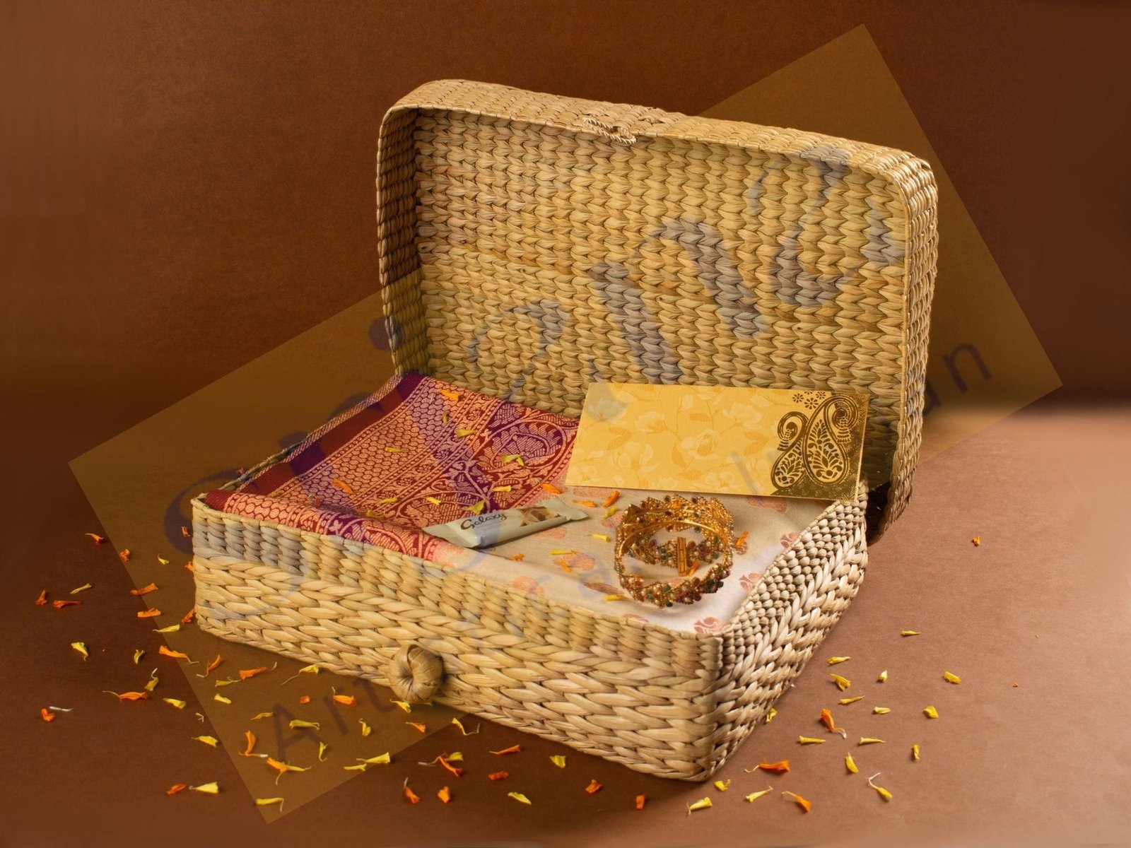 Kauna Grass Trousseau Basket