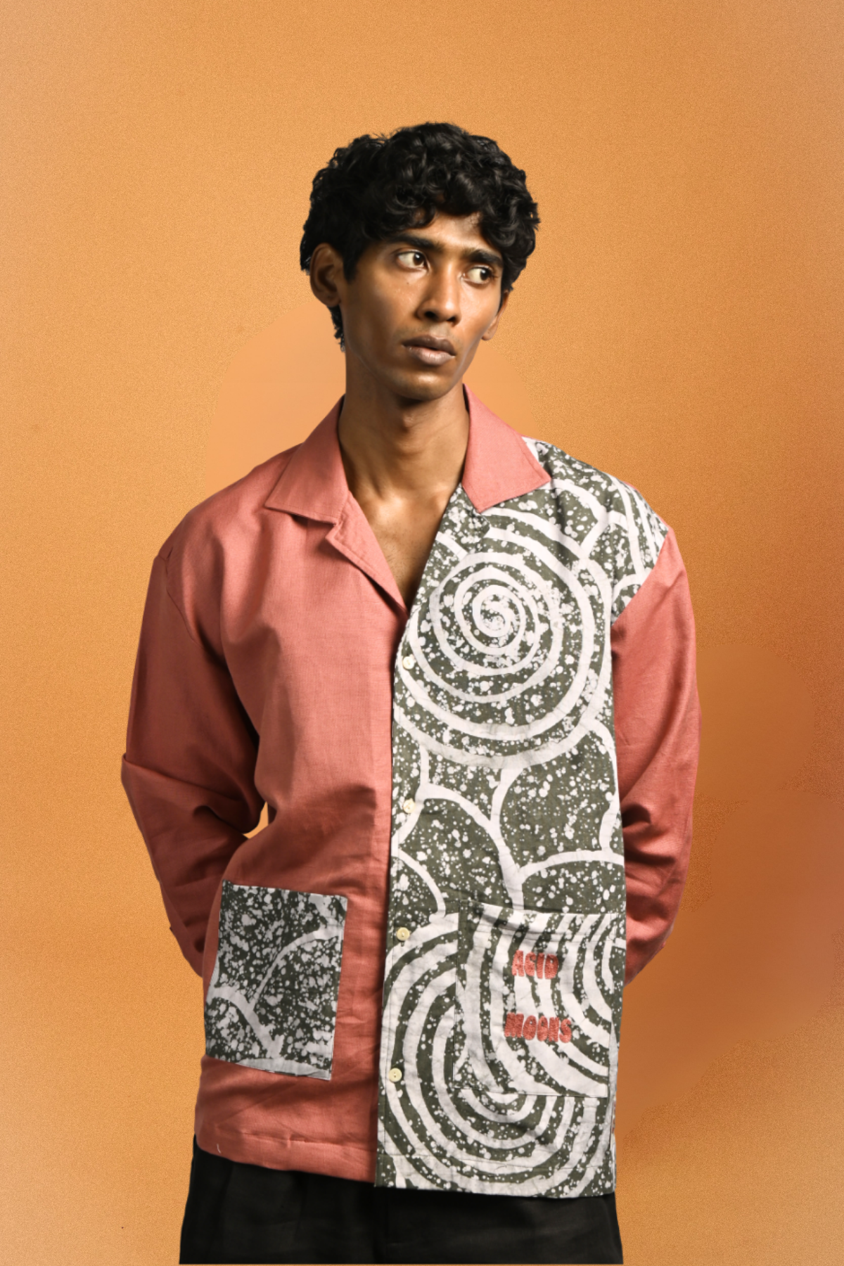 African Batik Linen Shirt II