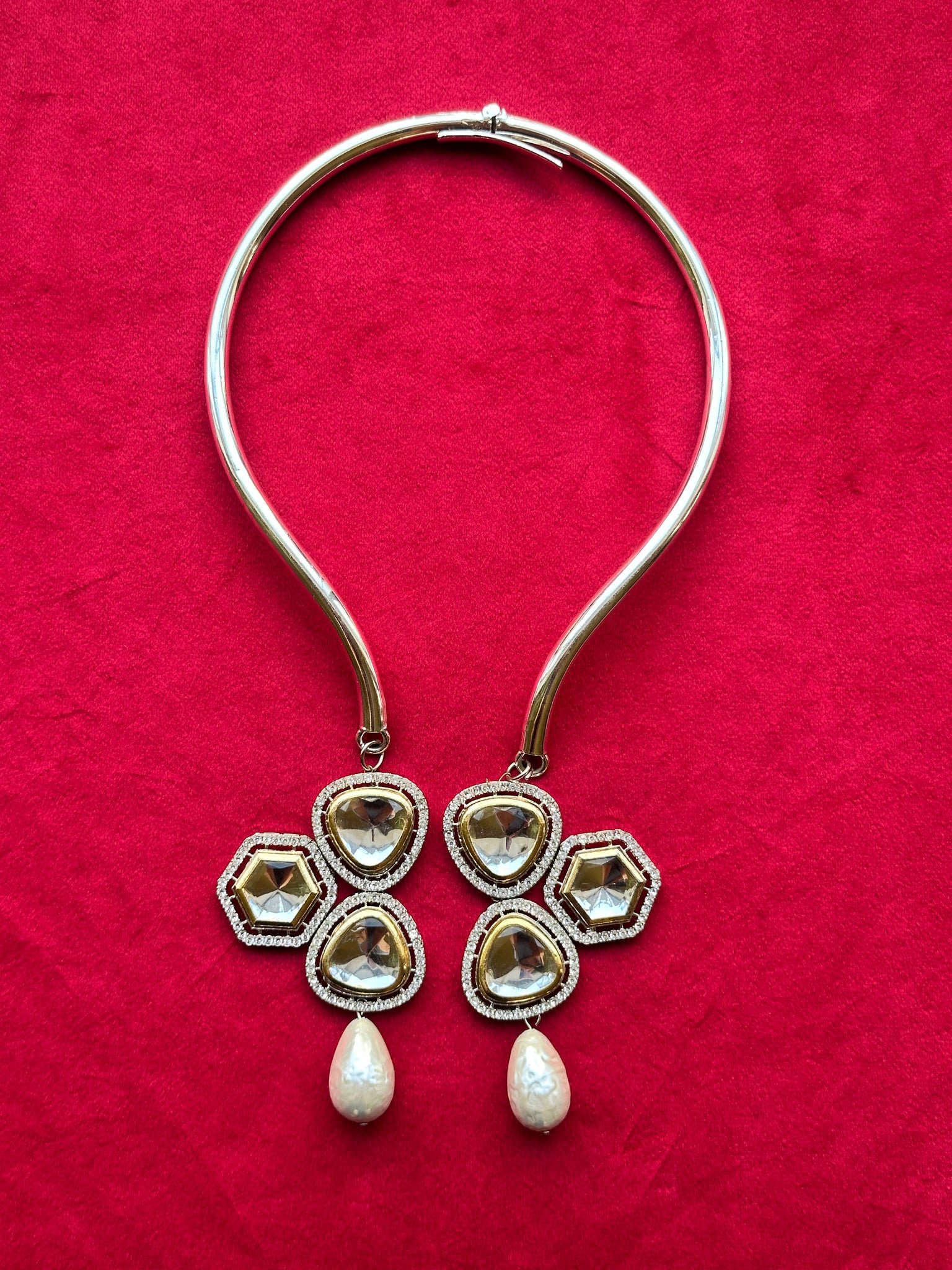 Polki Celestial Collar Necklace