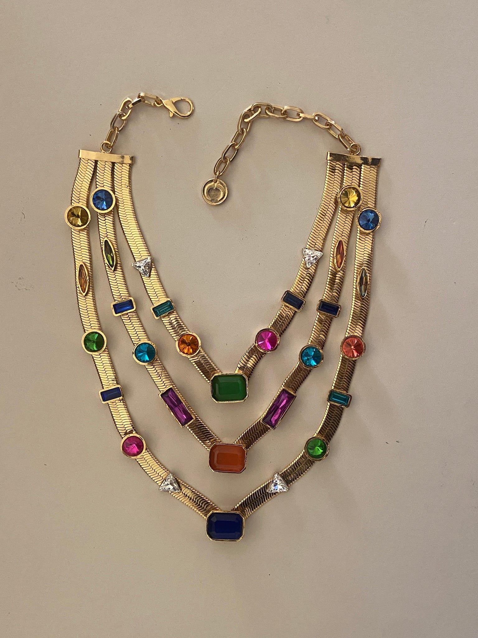 Valliyan Three Layer Candy Necklace