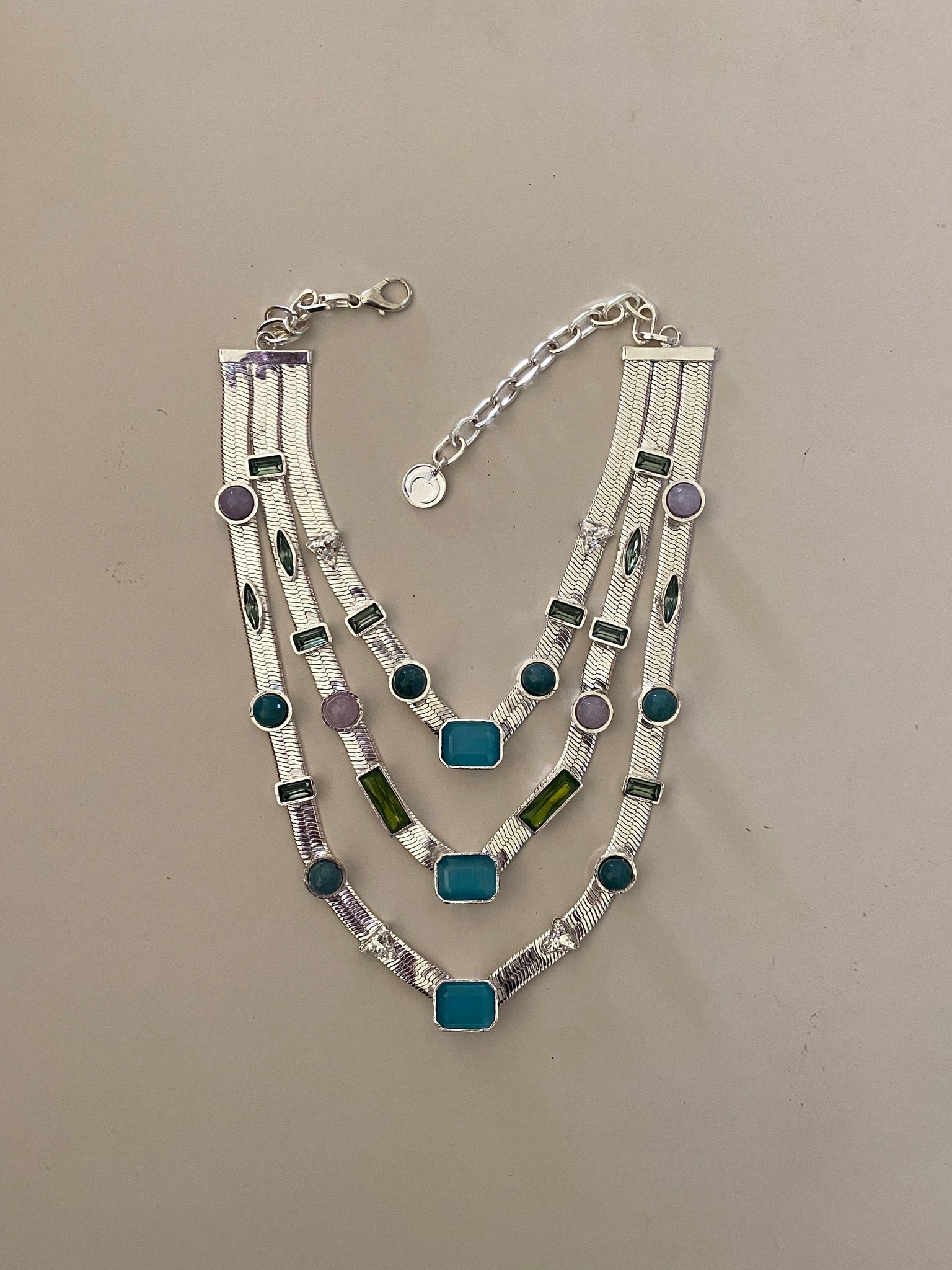 Valliyan Three Layer Candy Necklace