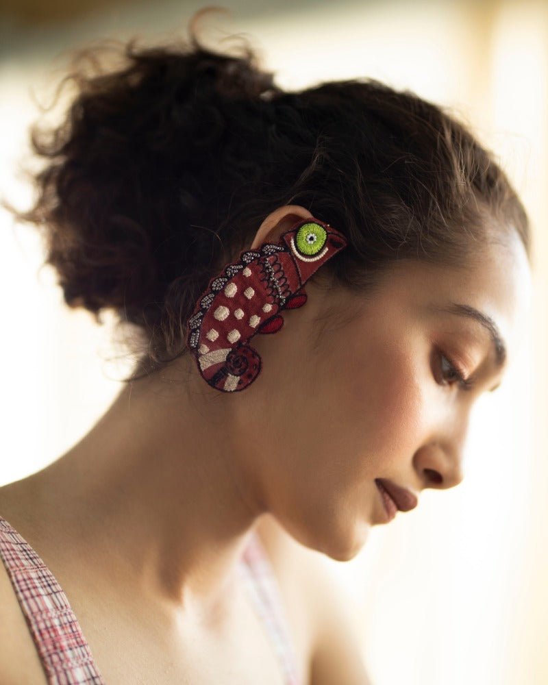 Chill Pill Chameleon Earrings