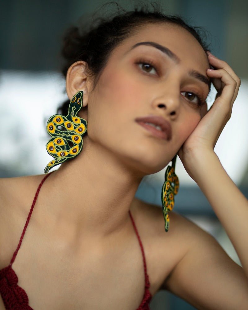 Seriously Snake Earrings