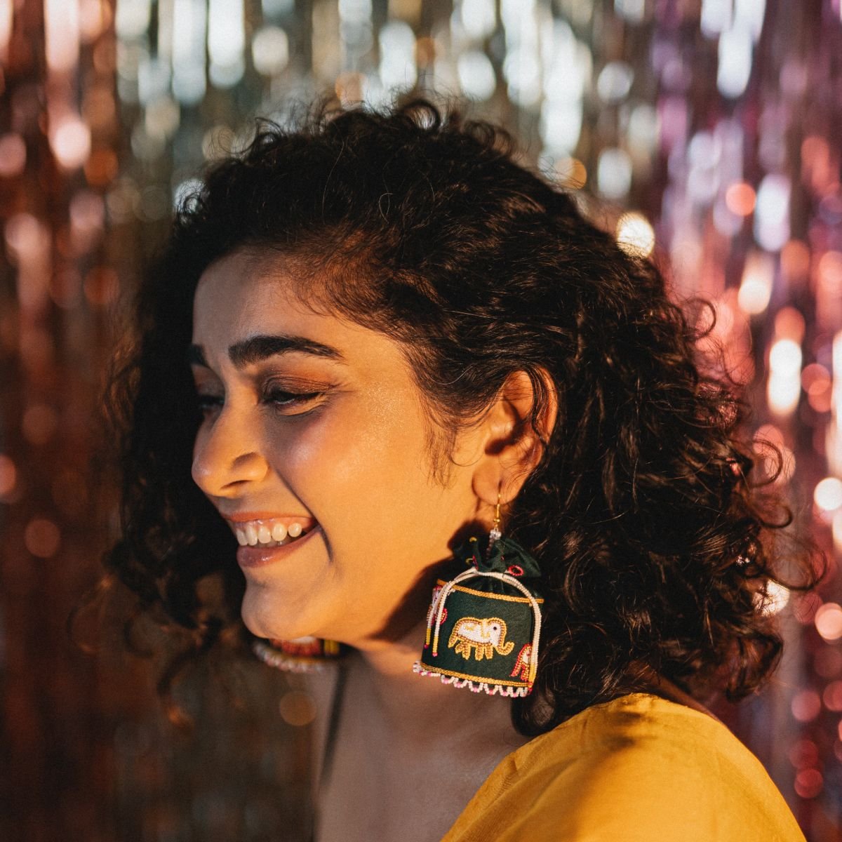 Jaljeera Potli Earrings