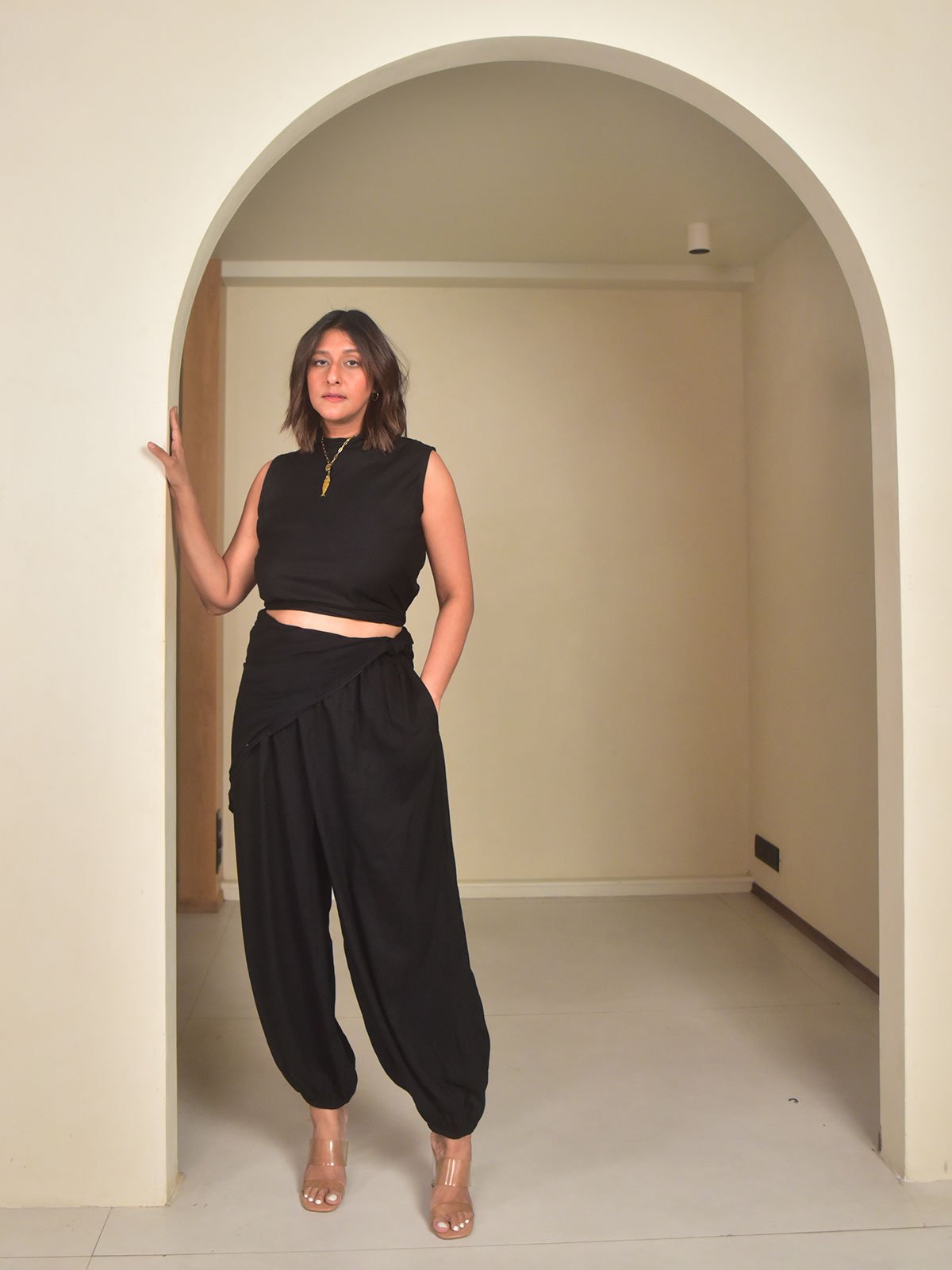 Nyx Barrel Pants - scarf