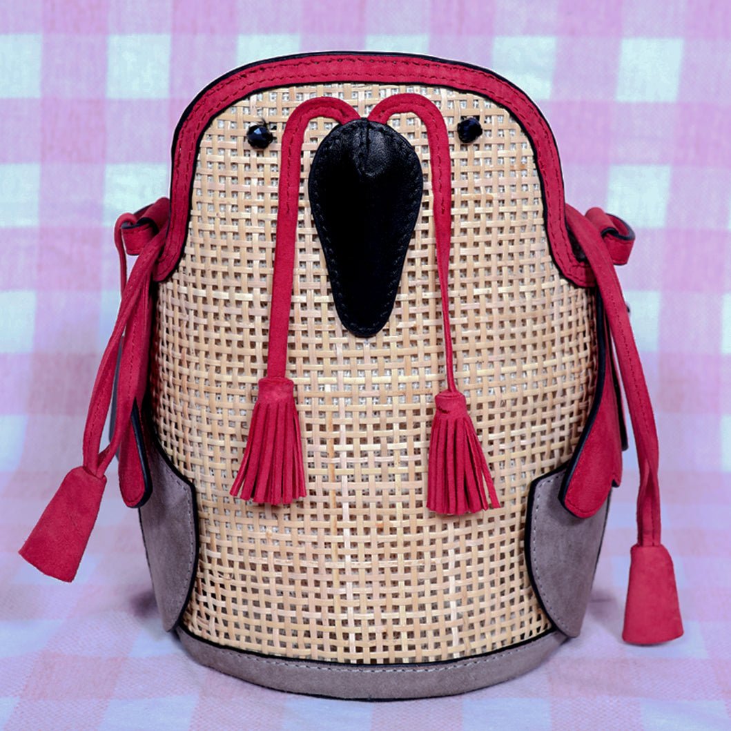 Feather Bag Pink/Grey