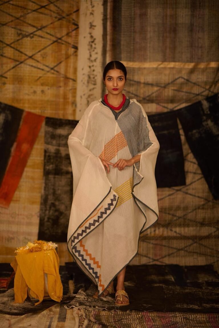 Asym. Motion Kaftan Set Set