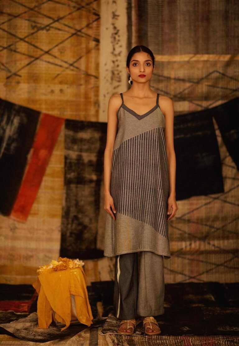 Rev. Denim Kurta Set Set