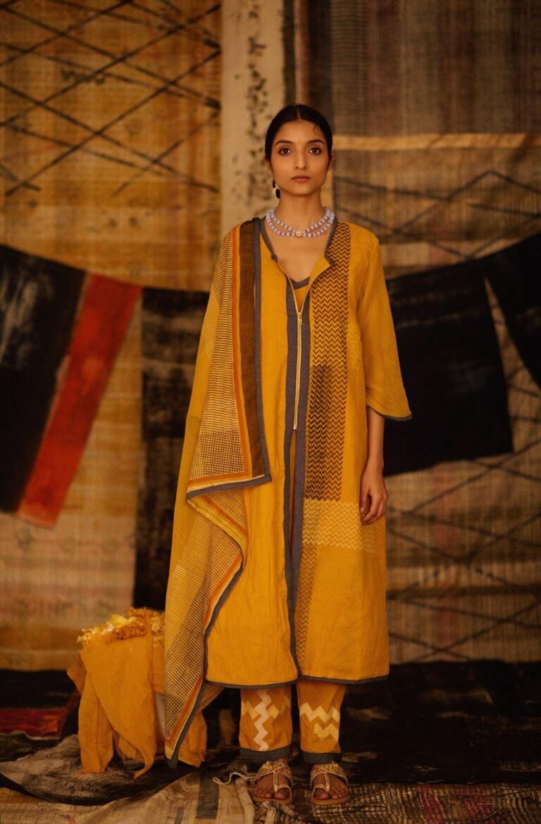 Chevron Sunny Kurta Set Set