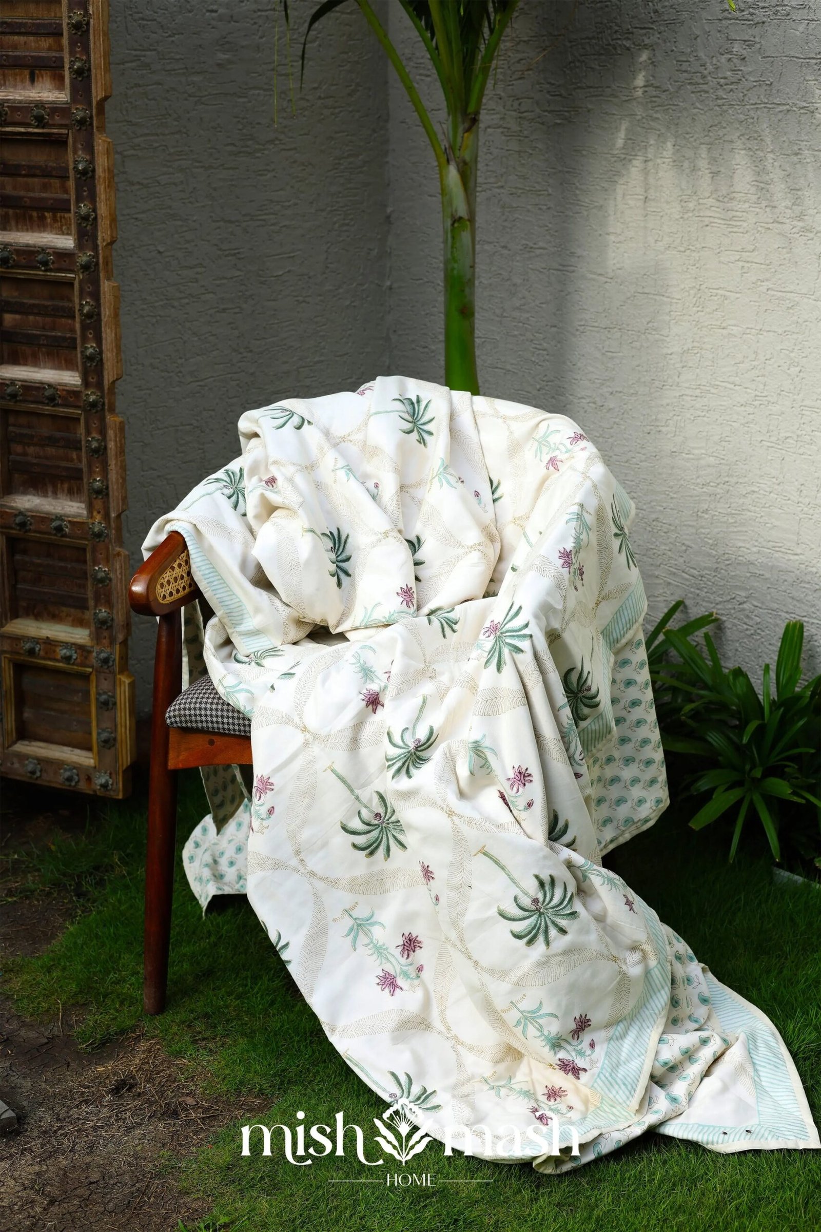 Palm & Paisley Reversible Dohar