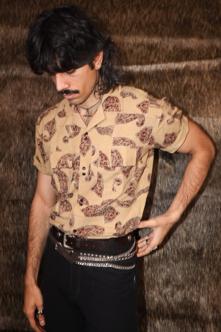 Kairi Heritage Patchwork Shirt