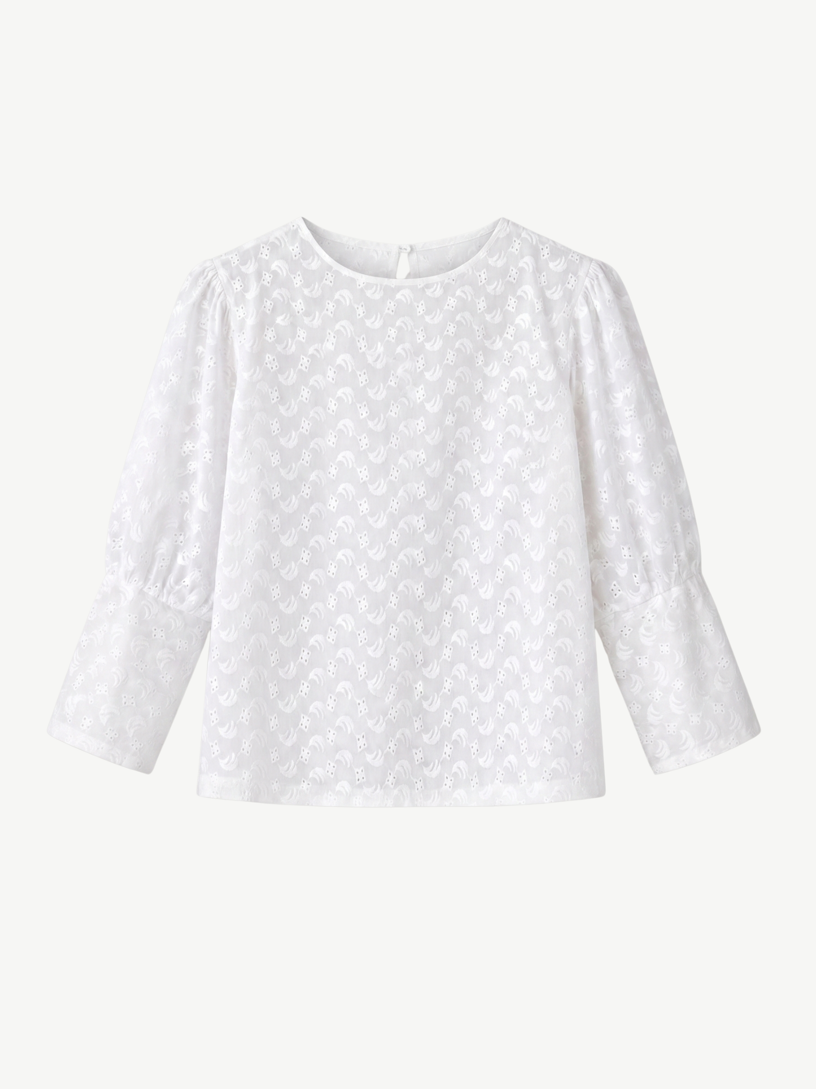White Broderie Iwona Blouse